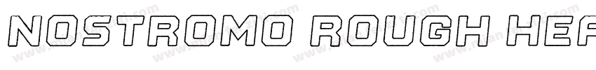 Nostromo Rough Heavy字体转换